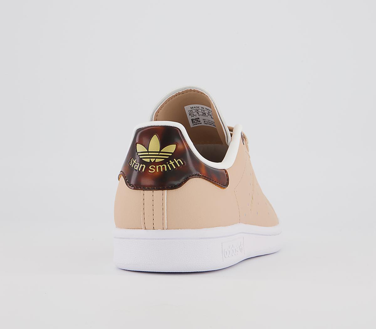 adidas Stan Smith Trainers adidas Stan Smith Trainers Pale Nude Matte Gold Crystal White