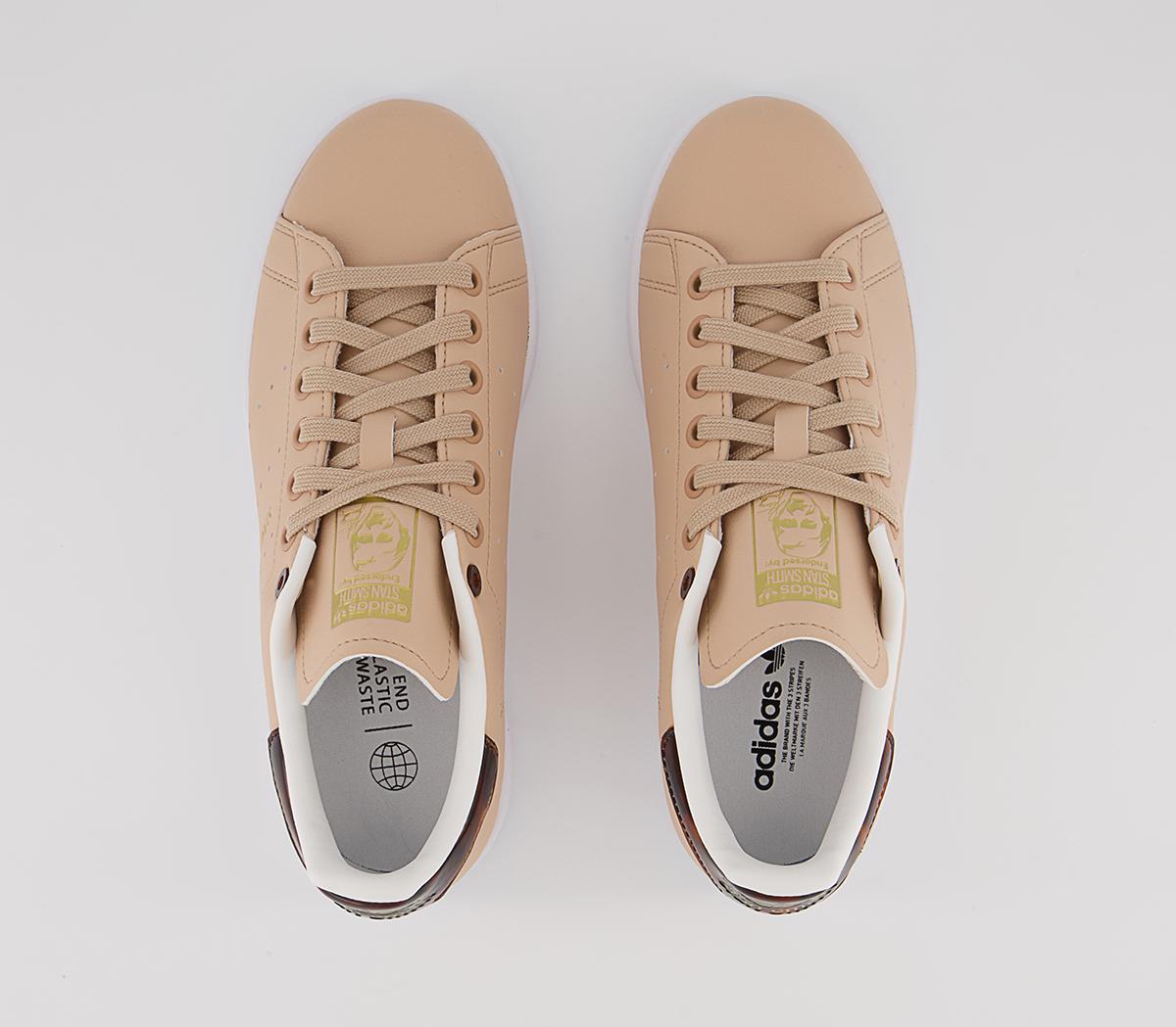 adidas Stan Smith Trainers adidas Stan Smith Trainers Pale Nude Matte Gold Crystal White