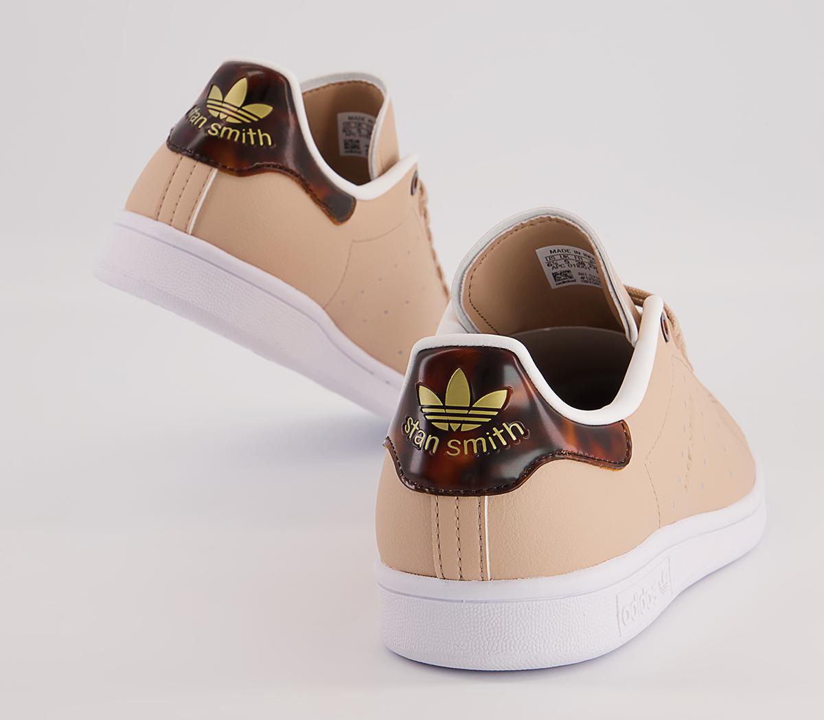 adidas Stan Smith Trainers adidas Stan Smith Trainers Pale Nude Matte Gold Crystal White