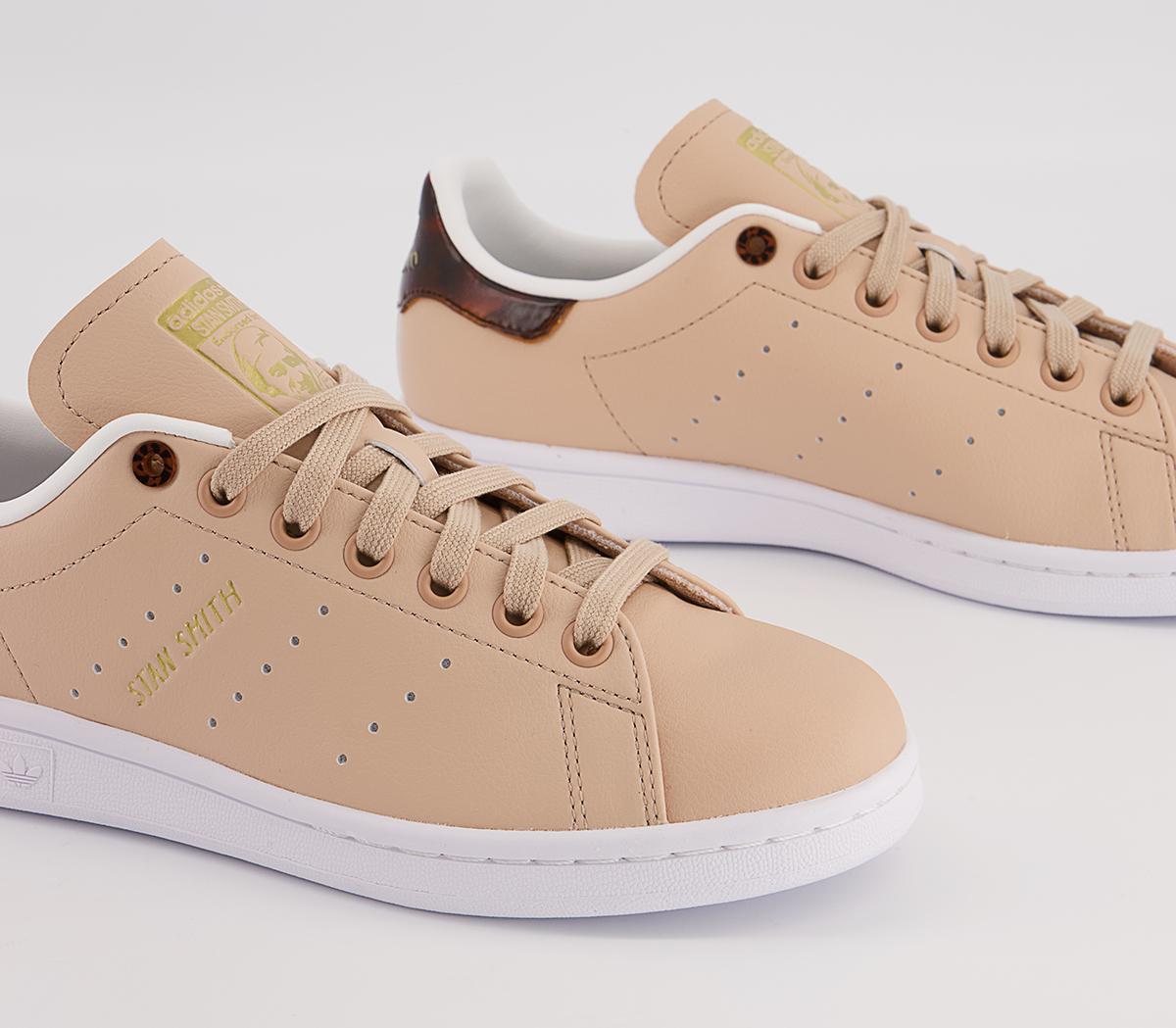 adidas Stan Smith Trainers adidas Stan Smith Trainers Pale Nude Matte Gold Crystal White