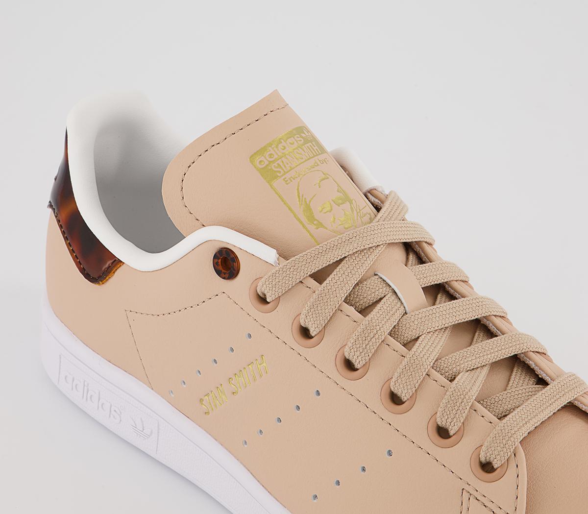 adidas Stan Smith Trainers adidas Stan Smith Trainers Pale Nude Matte Gold Crystal White