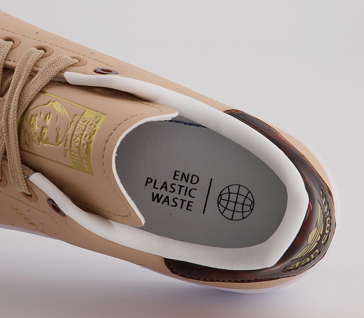 adidas Stan Smith Trainers adidas Stan Smith Trainers Pale Nude Matte Gold Crystal White