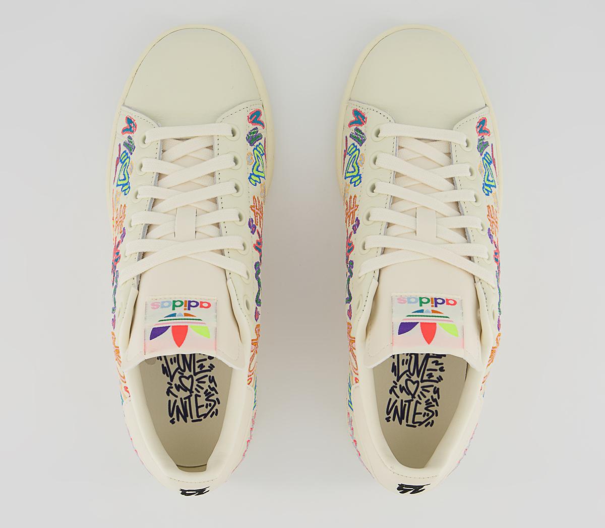 adidas Stan Smith Trainers adidas Stan Smith Trainers Love Unites Cream