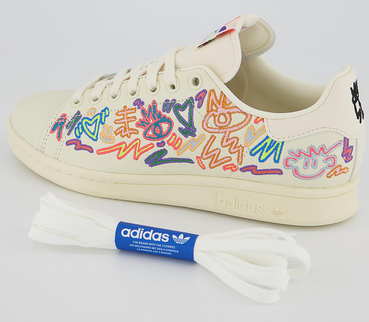 adidas Stan Smith Trainers adidas Stan Smith Trainers Love Unites Cream