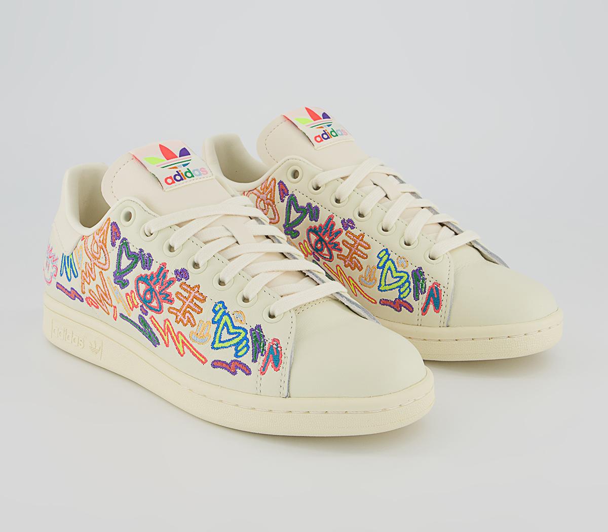 adidas Stan Smith Trainers adidas Stan Smith Trainers Love Unites Cream