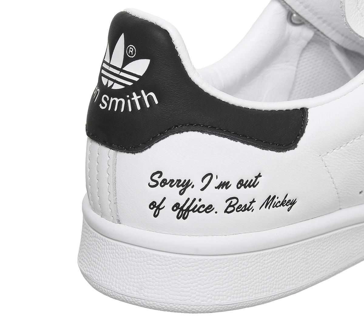 adidasStan Smith TrainersMickey Mouse White Black