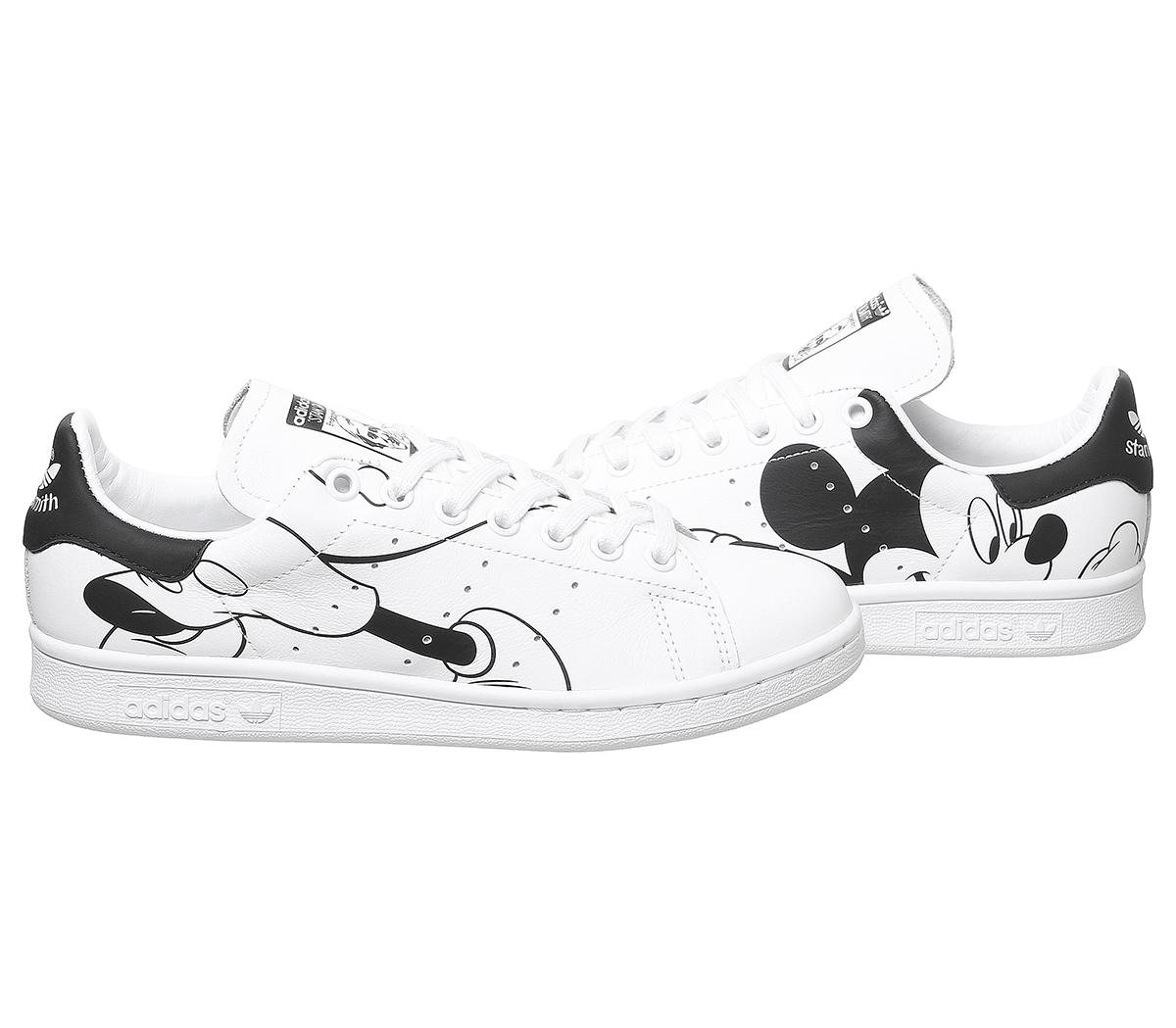 adidasStan Smith TrainersMickey Mouse White Black