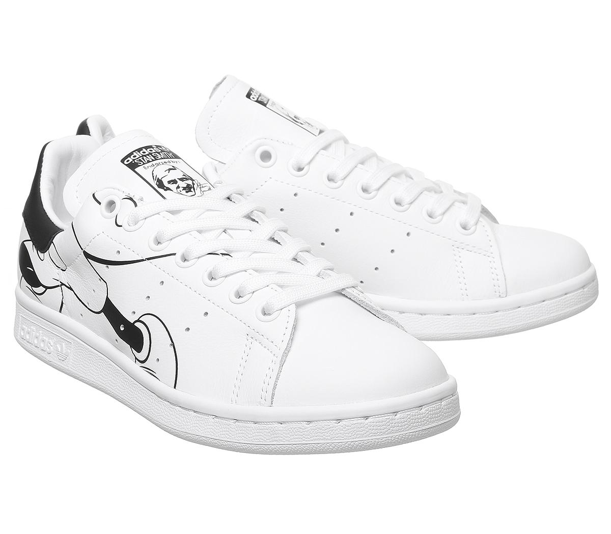 adidasStan Smith TrainersMickey Mouse White Black