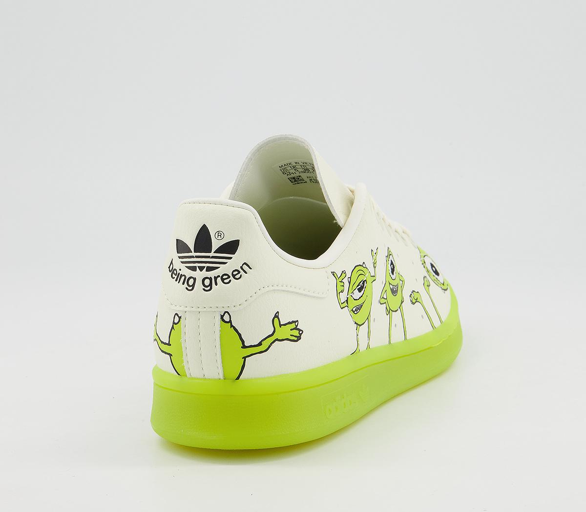 adidas Stan Smith Trainers adidas Stan Smith Trainers Monsters Inc Mike White Green