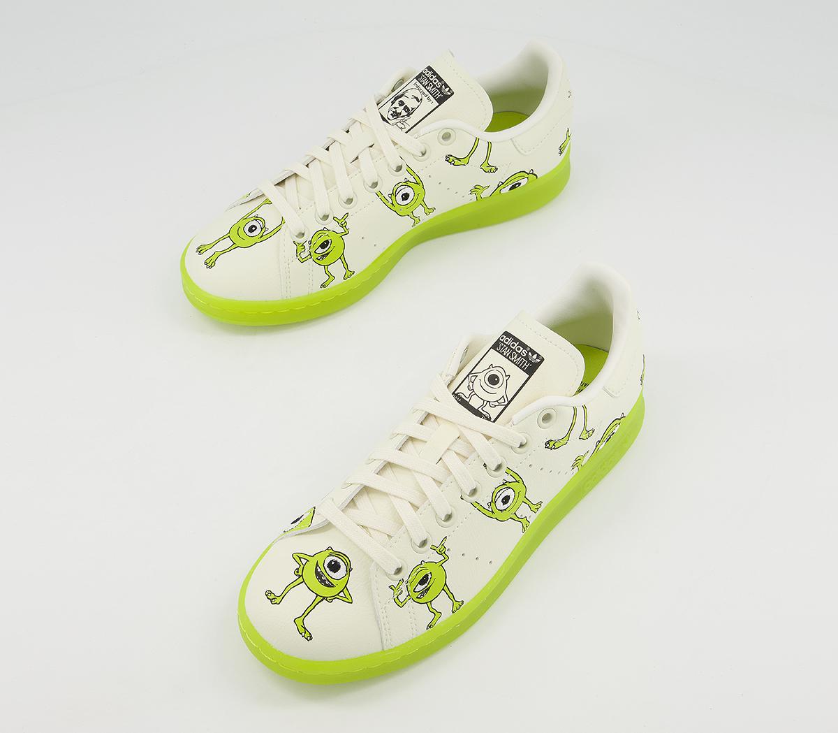adidas Stan Smith Trainers adidas Stan Smith Trainers Monsters Inc Mike White Green