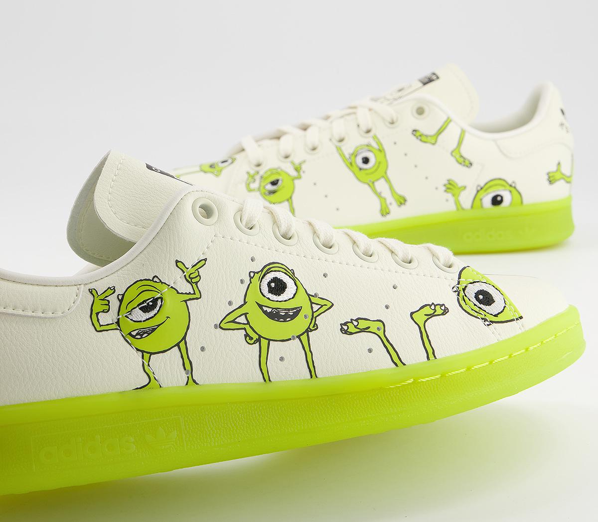 adidas Stan Smith Trainers adidas Stan Smith Trainers Monsters Inc Mike White Green