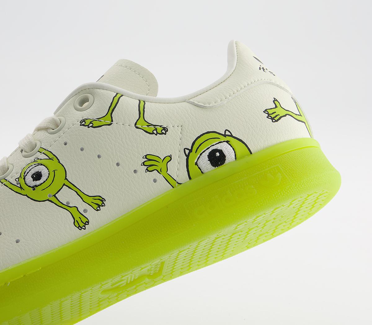 adidas Stan Smith Trainers adidas Stan Smith Trainers Monsters Inc Mike White Green
