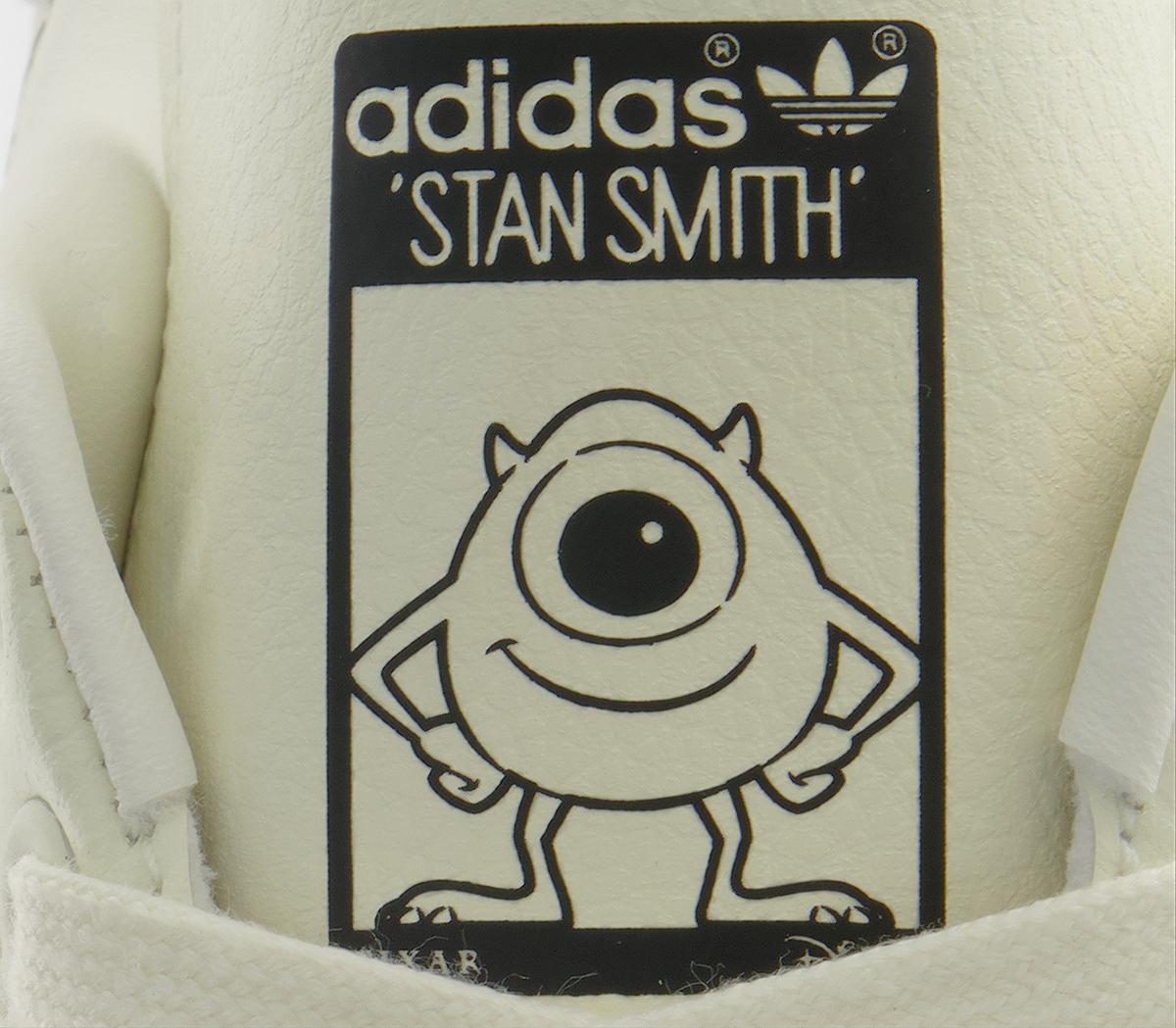 adidas Stan Smith Trainers adidas Stan Smith Trainers Monsters Inc Mike White Green