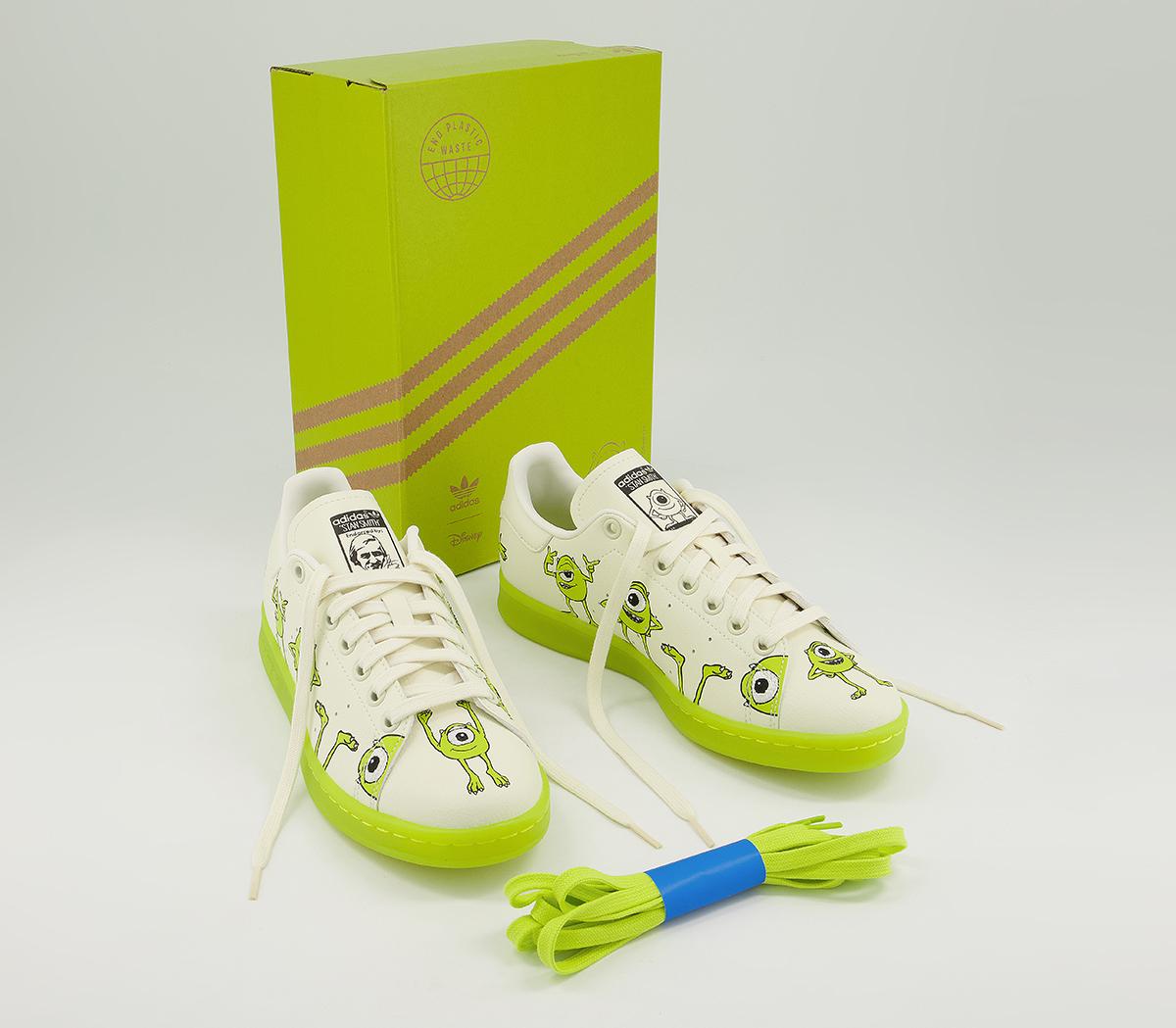adidas Stan Smith Trainers adidas Stan Smith Trainers Monsters Inc Mike White Green