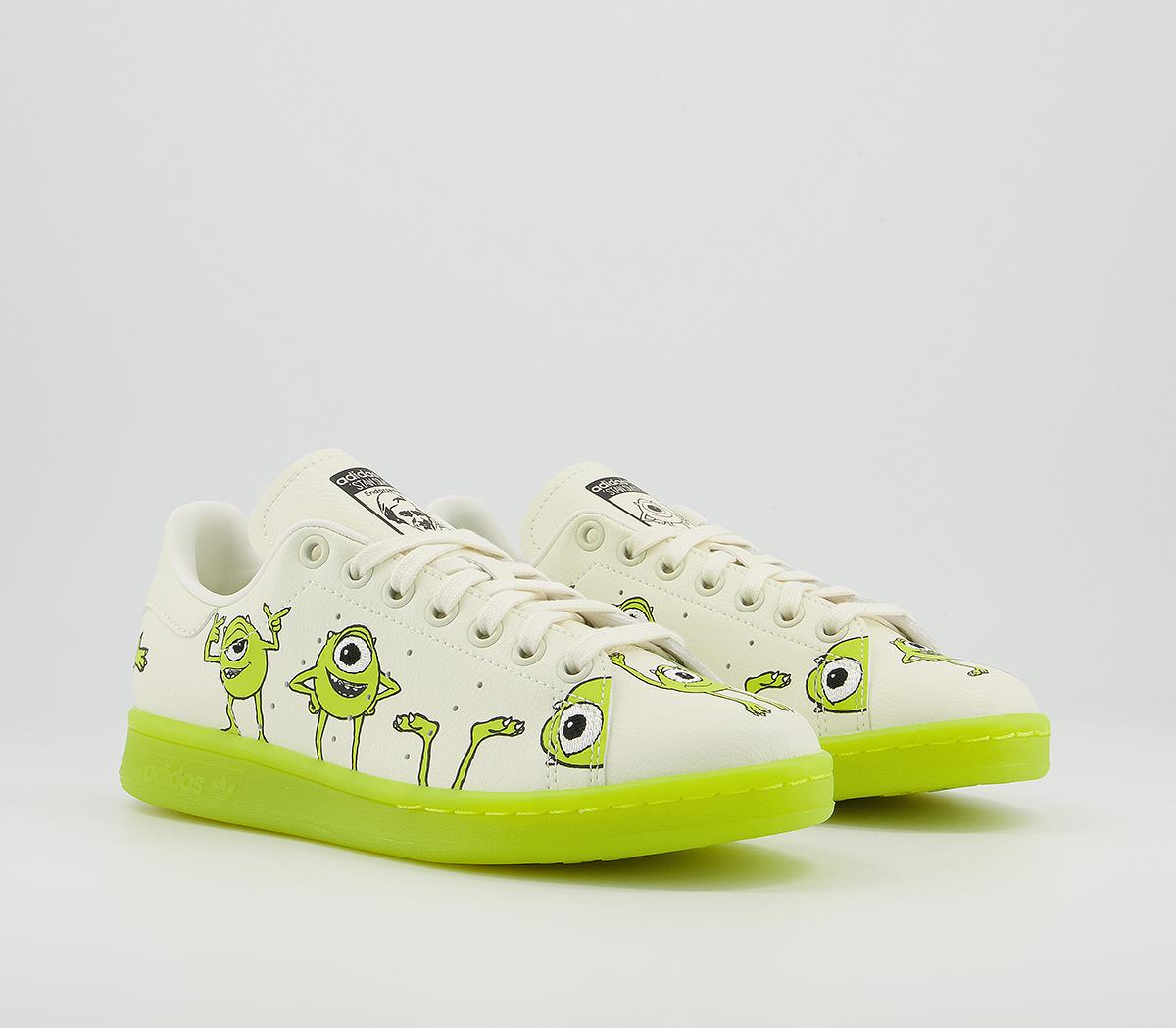 adidas Stan Smith Trainers adidas Stan Smith Trainers Monsters Inc Mike White Green