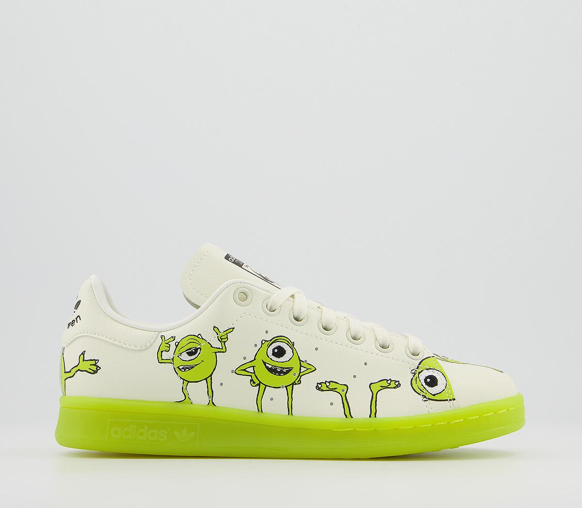 adidasStan Smith TrainersMonsters Inc Mike White Green