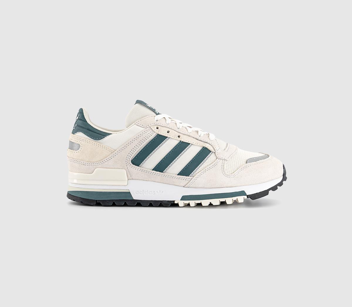 adidas ZX600 Trainers Crystal White Preloved Teal - Men's Trainers