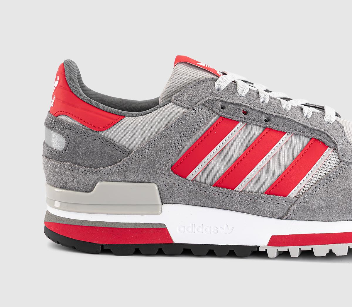 adidasZX600 TrainersGrey Better Scarlet Grey