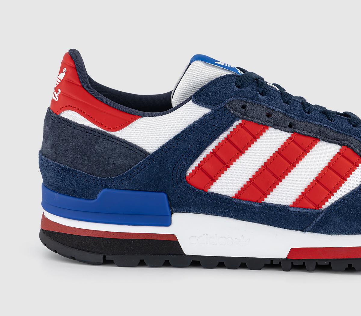 adidasZx600 TrainersCollegiate Navy Better Scarlet Crystal White