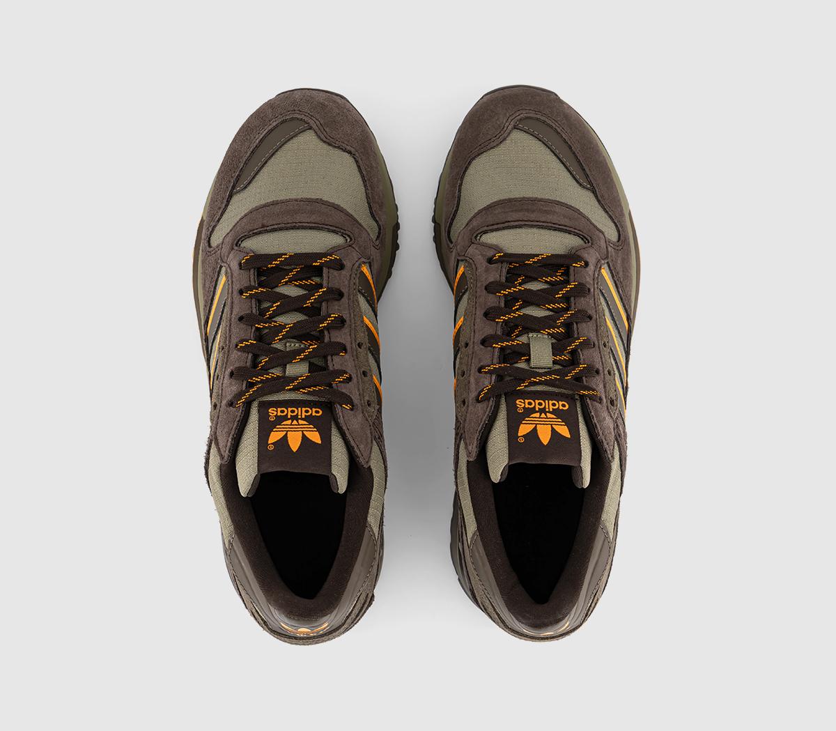 adidasZX600 TrainersDark Brown Orbit Green Cargo Brown