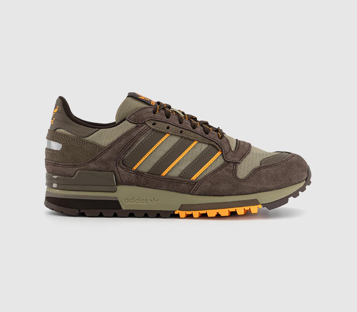 adidasZX600 TrainersDark Brown Orbit Green Cargo Brown