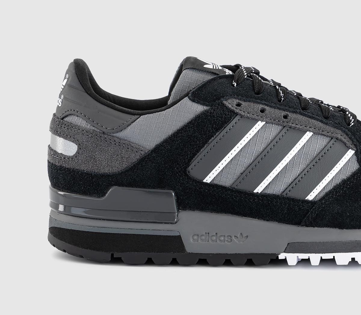 adidas ZX600 Trainers Core Black Grey Grey - Men's Trainers