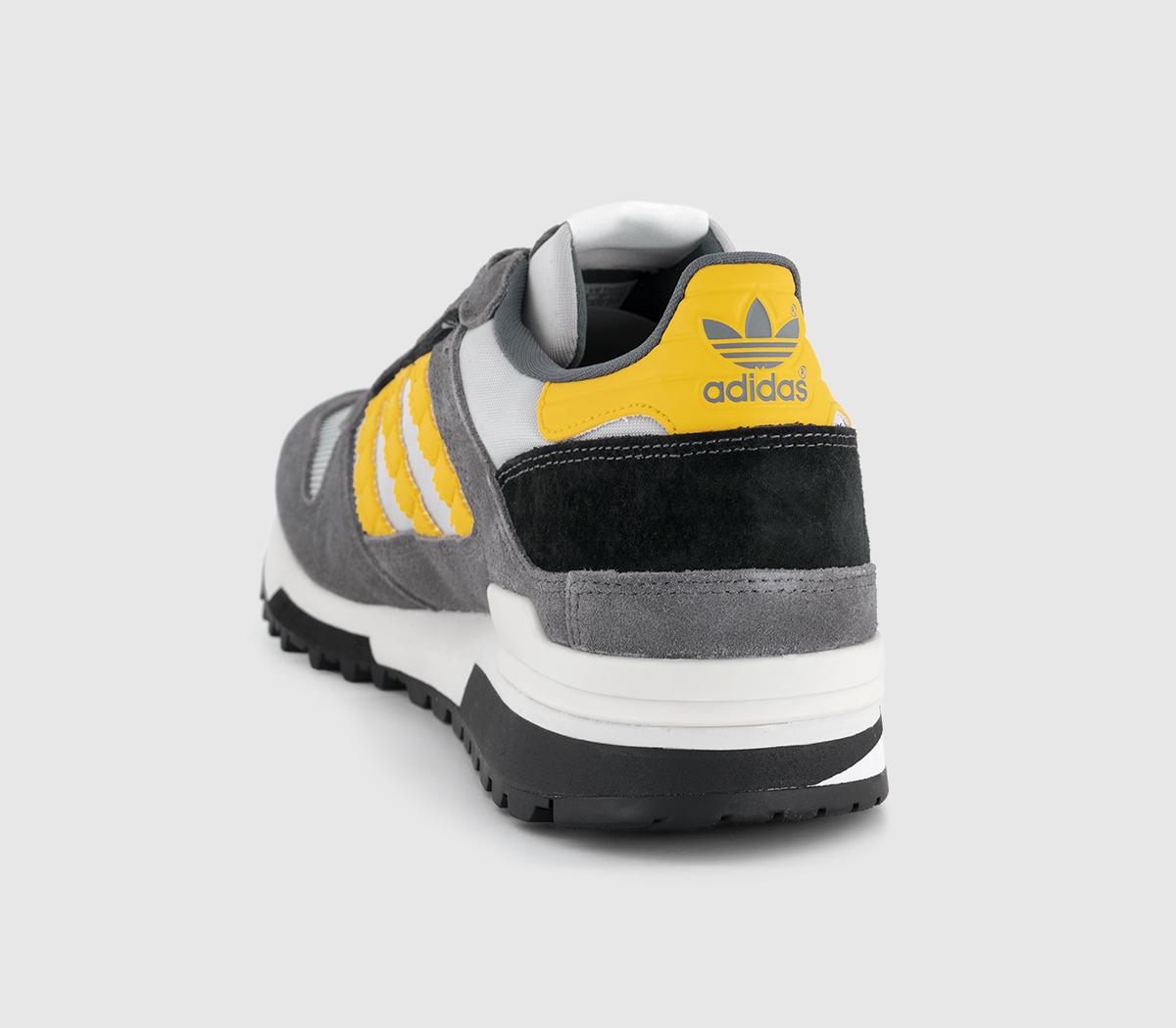 adidas Zx600 Trainers Clear Onix Super Yellow Granite - Unisex Sports