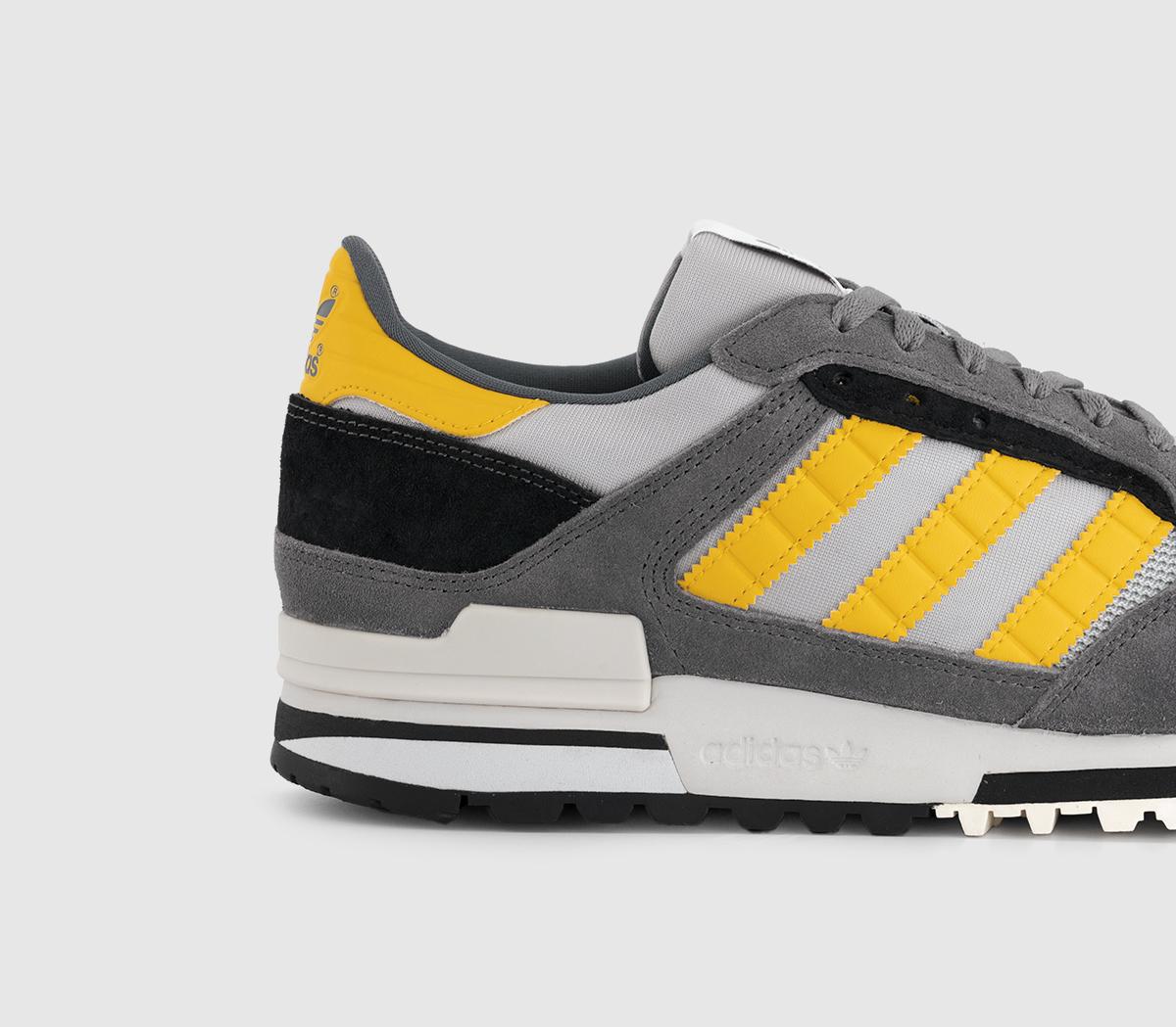 adidas Zx600 Trainers Clear Onix Super Yellow Granite - Unisex Sports