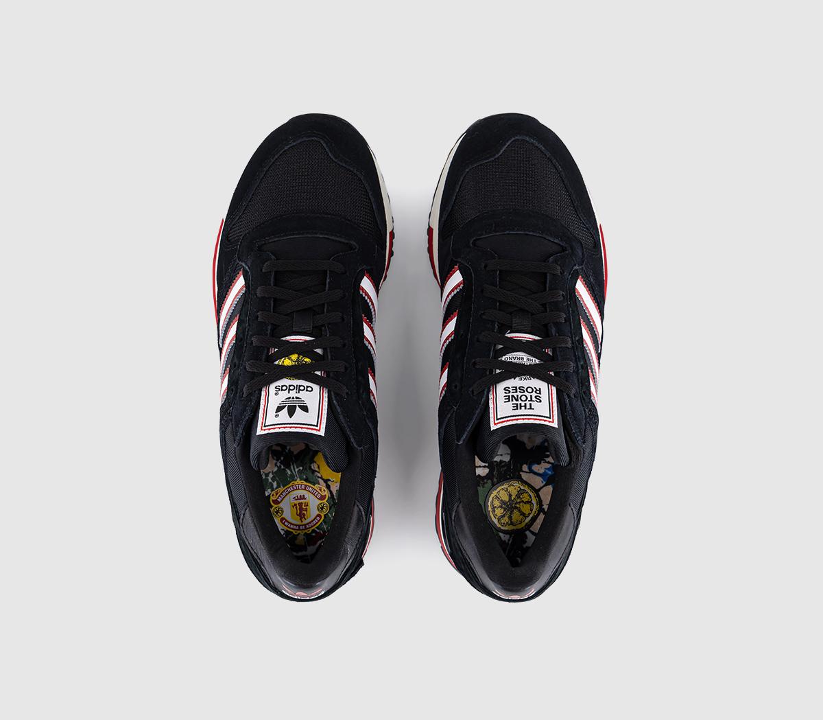 adidasThe Stone Roses x adidas ZX600 TrainersMufc Stone Roses Core Black White Off White
