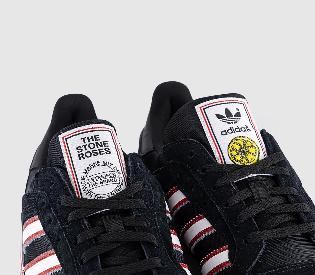adidasThe Stone Roses x adidas ZX600 TrainersMufc Stone Roses Core Black White Off White