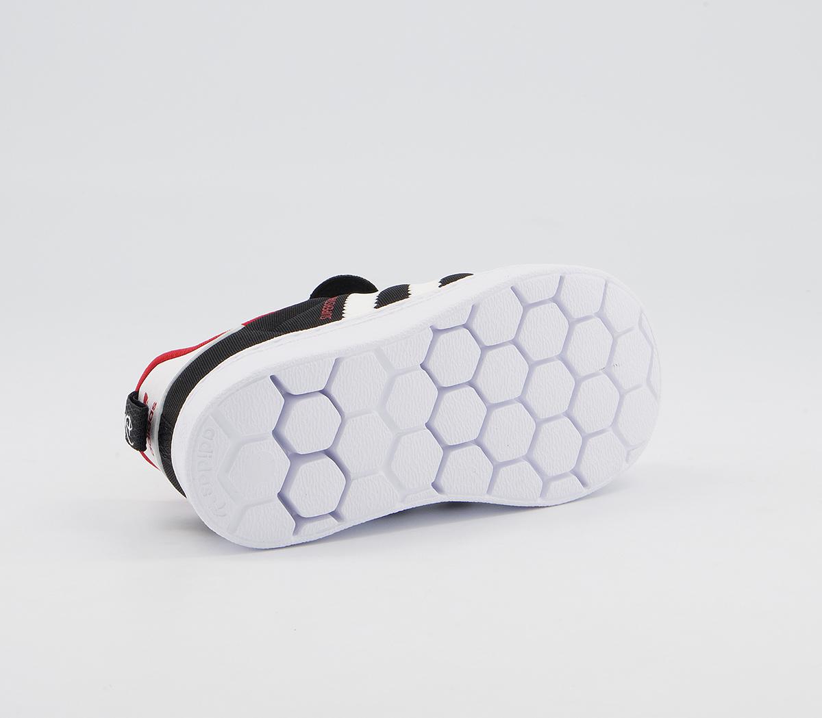 adidas Superstar 360 Infant Trainers adidas Superstar 360 Infant Trainers Black White Red Mickey Mouse