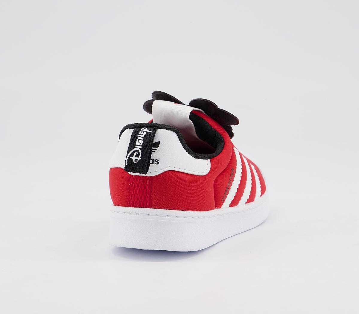 adidas Superstar 360 Infant Trainers adidas Superstar 360 Infant Trainers Red White Black Minnie Mouse