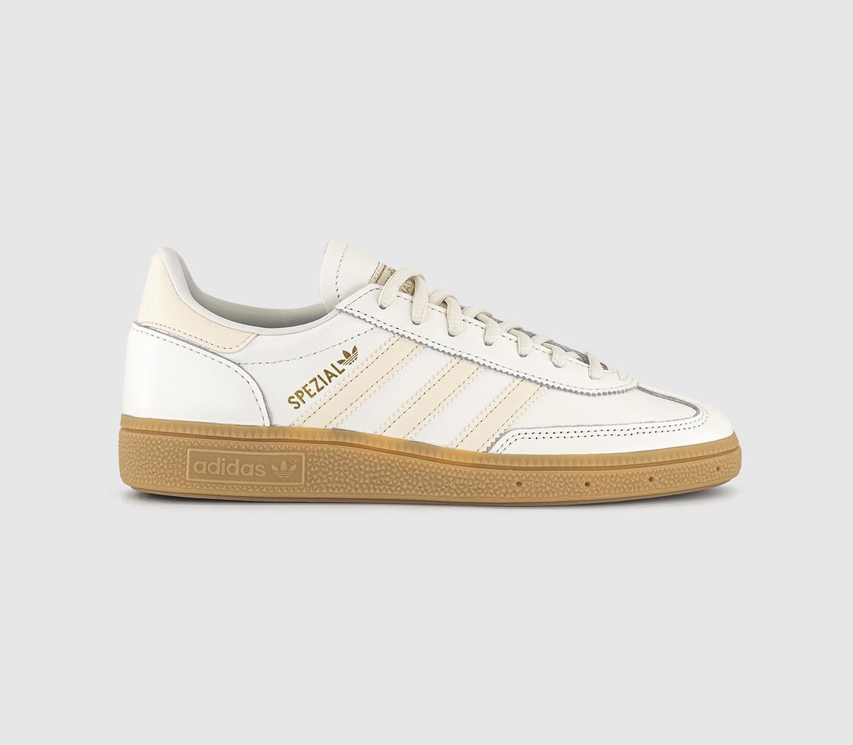 adidas Handball Spezial Trainers Core White Wonder White Gum - Women's Trainers