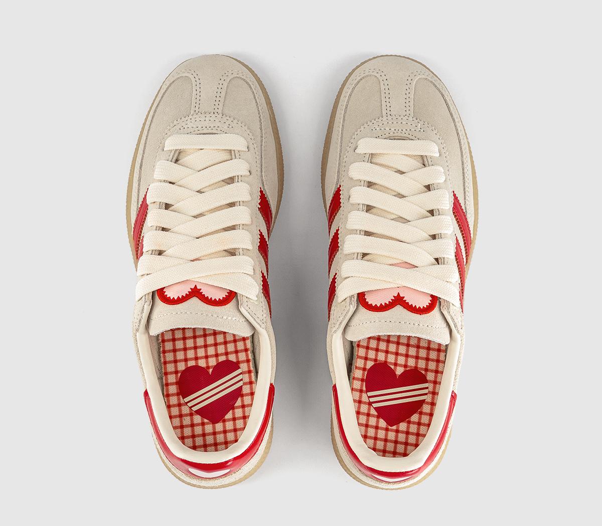 adidasHandball Spezial TrainersCream White Better Scarlet Sandy Pink