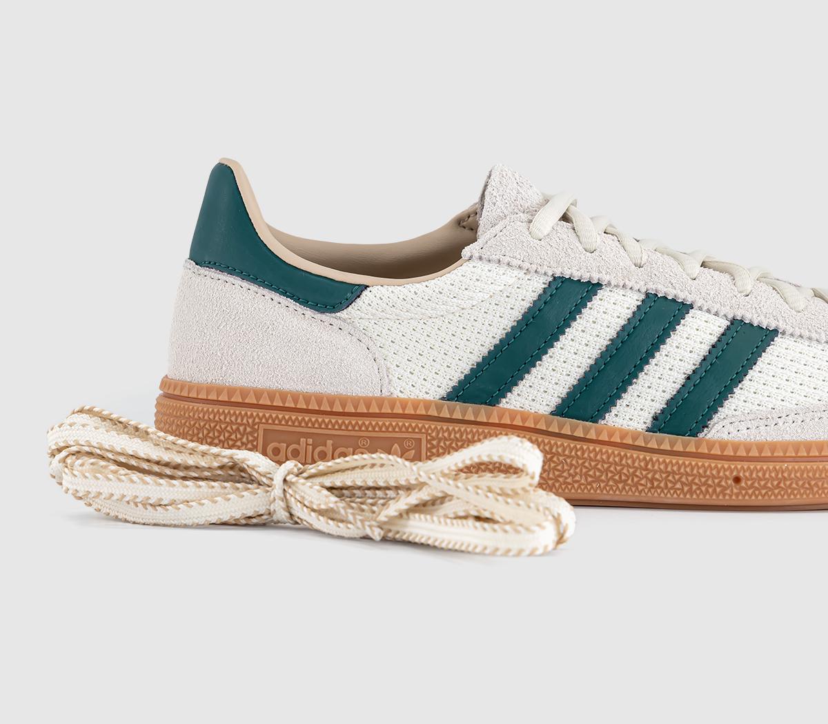 adidas Handball Spezial Trainers Offwhite Collegiate Green Gum