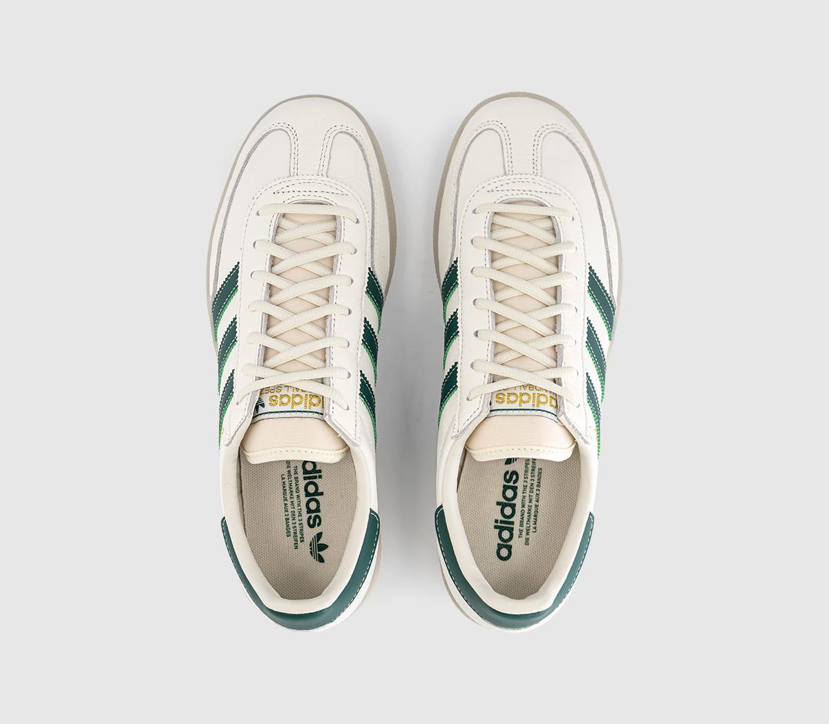 adidasHandball Spezial TrainersCore White Collegiate Green Off White