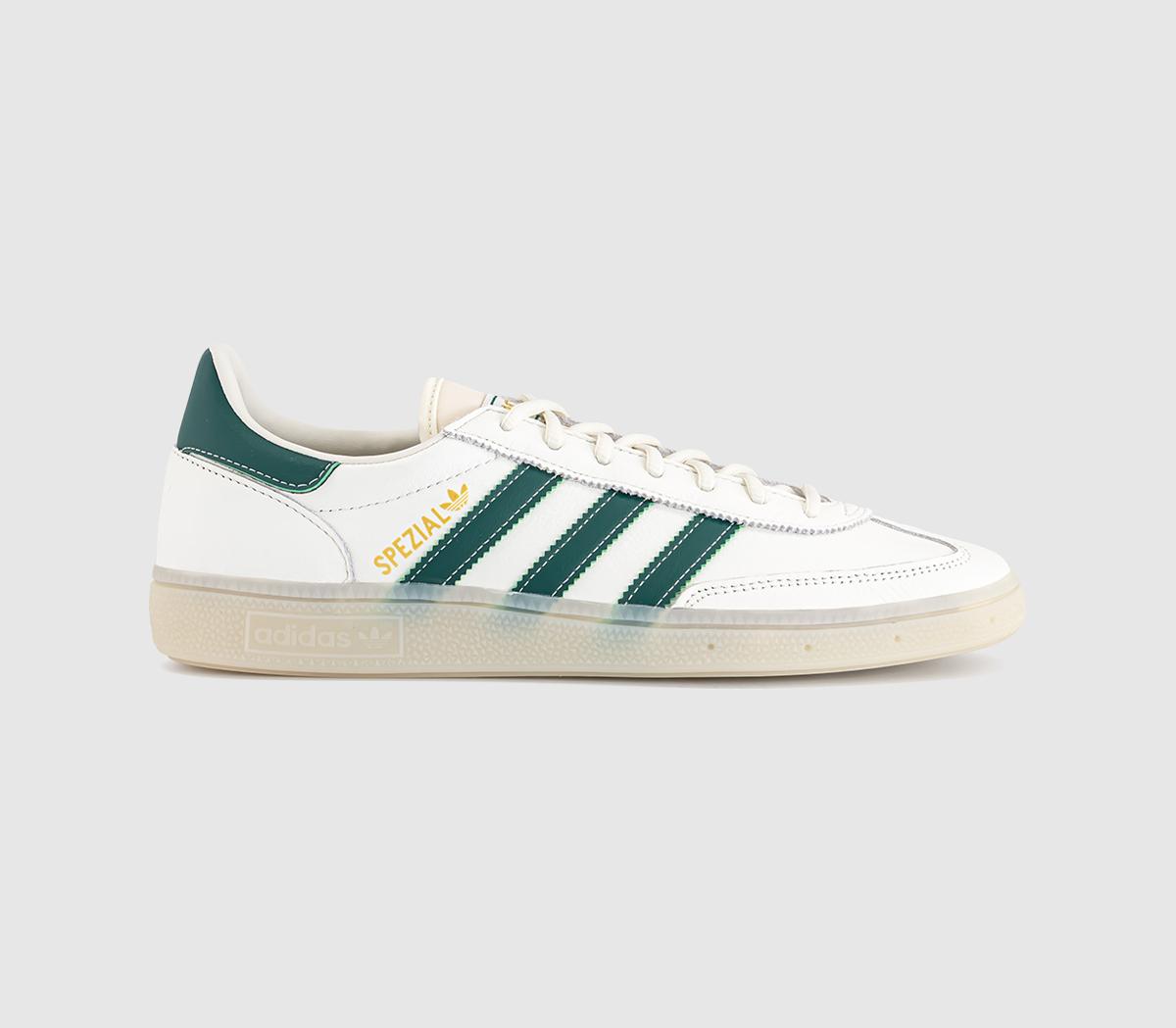 adidasHandball Spezial TrainersCore White Collegiate Green Off White