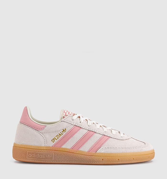adidas Handball Spezial Trainers Off White Wonder Mauve Gold Metallic