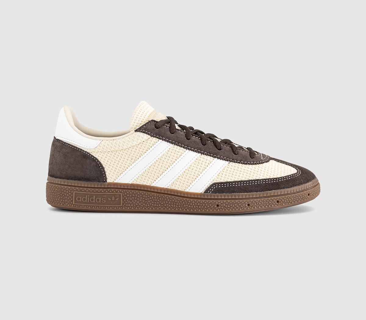 Adidas Handball Spezial Trainers Warm Vanilla Off Dark Brown White in Men's Size 6.5, Offspring