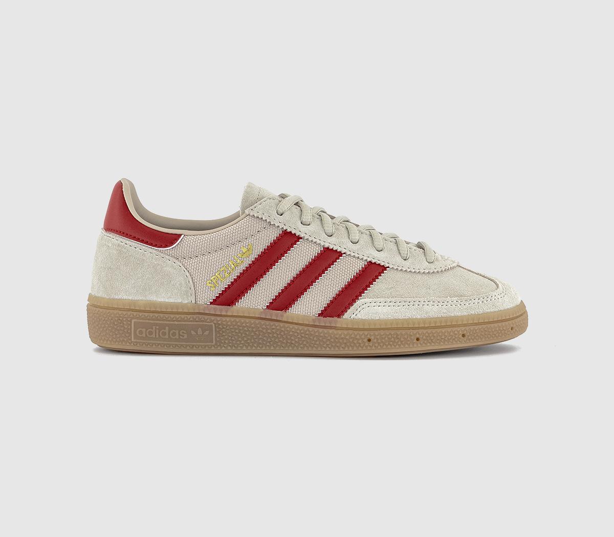 adidasHandball Spezial TrainersPutty Grey Team Victory Red Wonder Beige