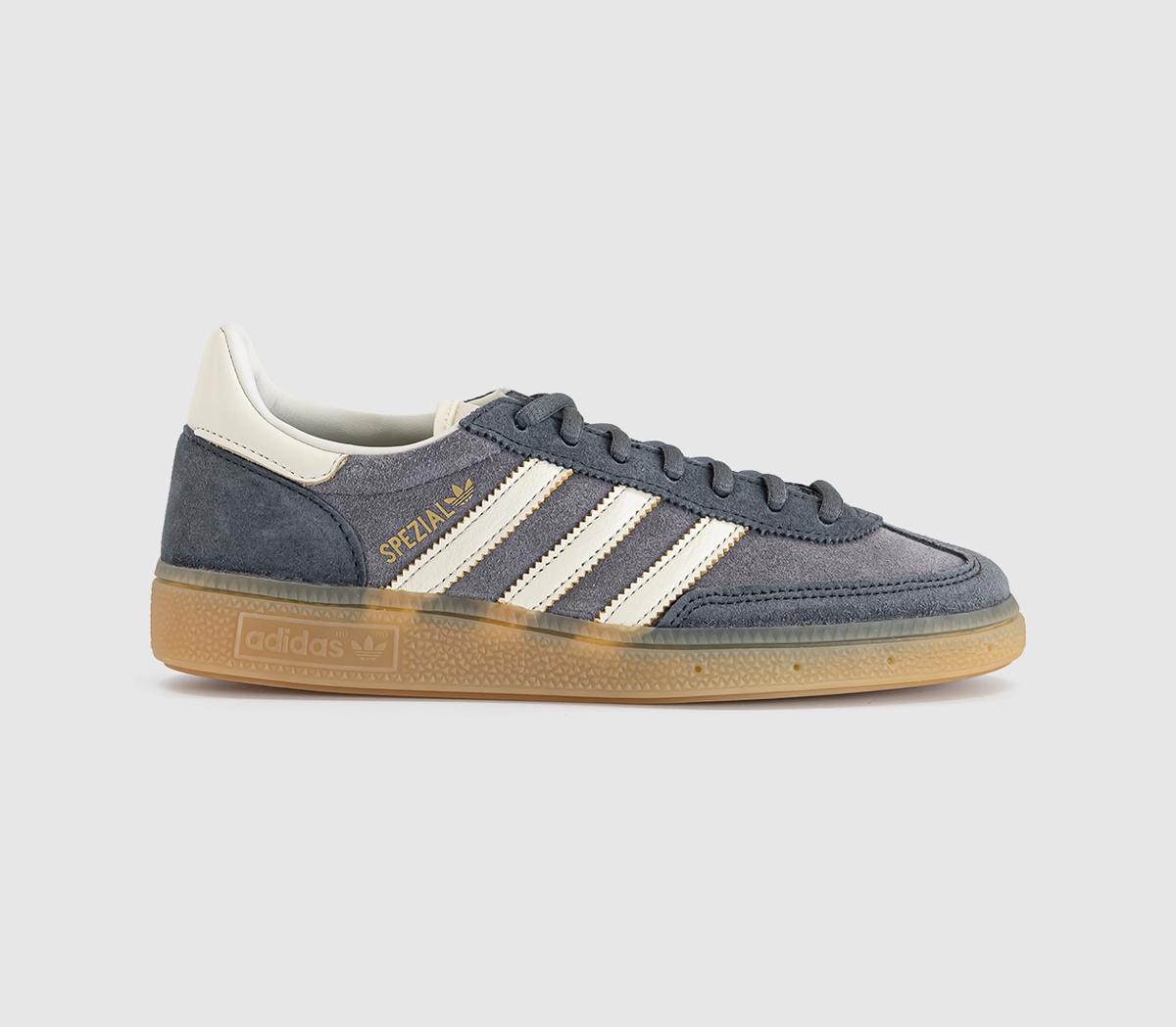 Adidas Handball Spezial Trainers Offwhite  Grey in Women's Size 12, Offspring