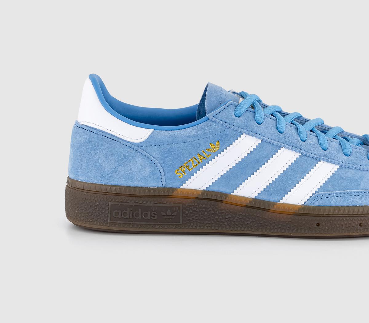 adidas Handball Spezial Trainers Light Blue White Gum - Men's Trainers