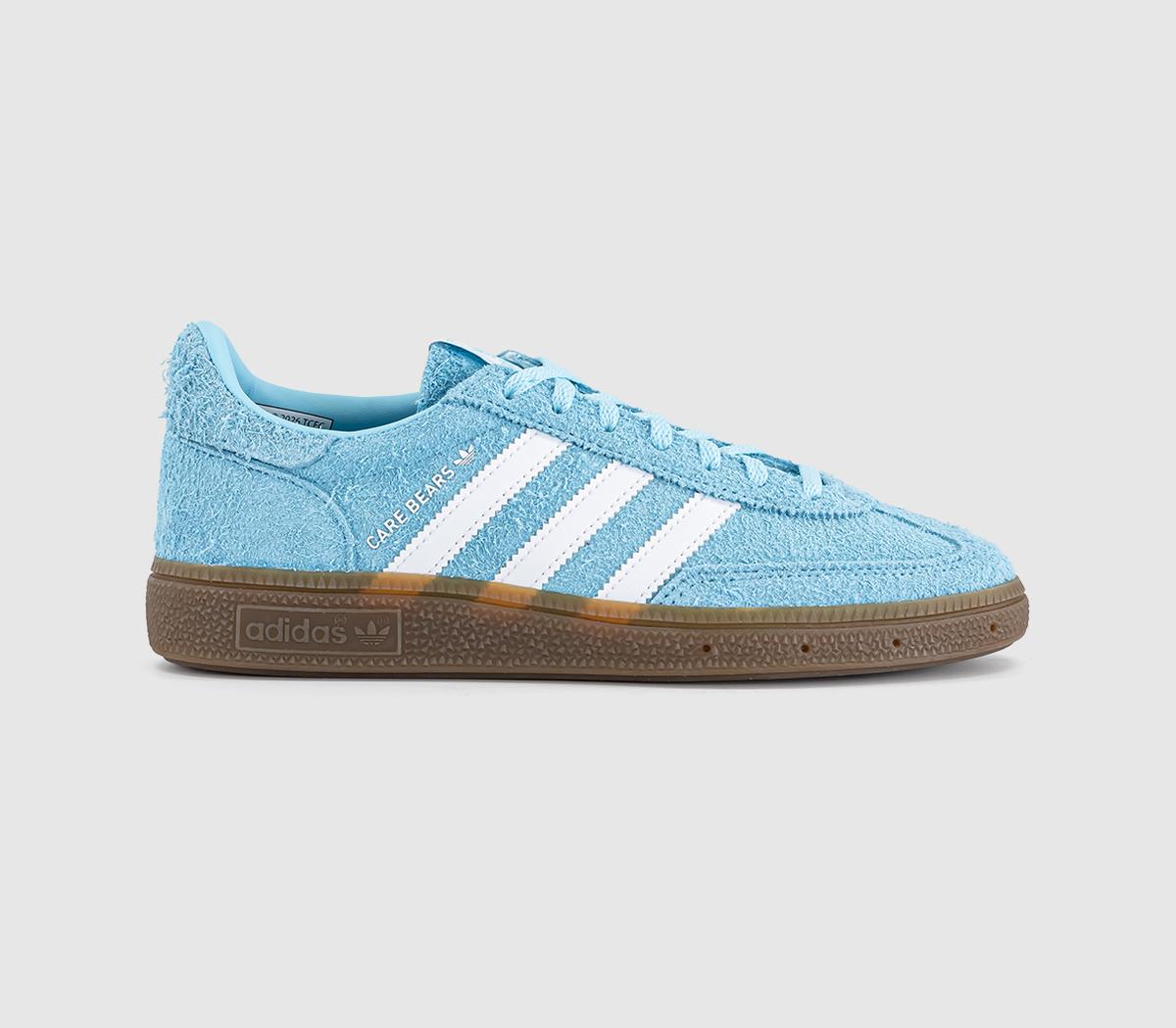Adidas Handball Spezial 'Care Bears' Trainers Care Bear Bliss White Gum Blue in Women's Size 8, Office Shoes