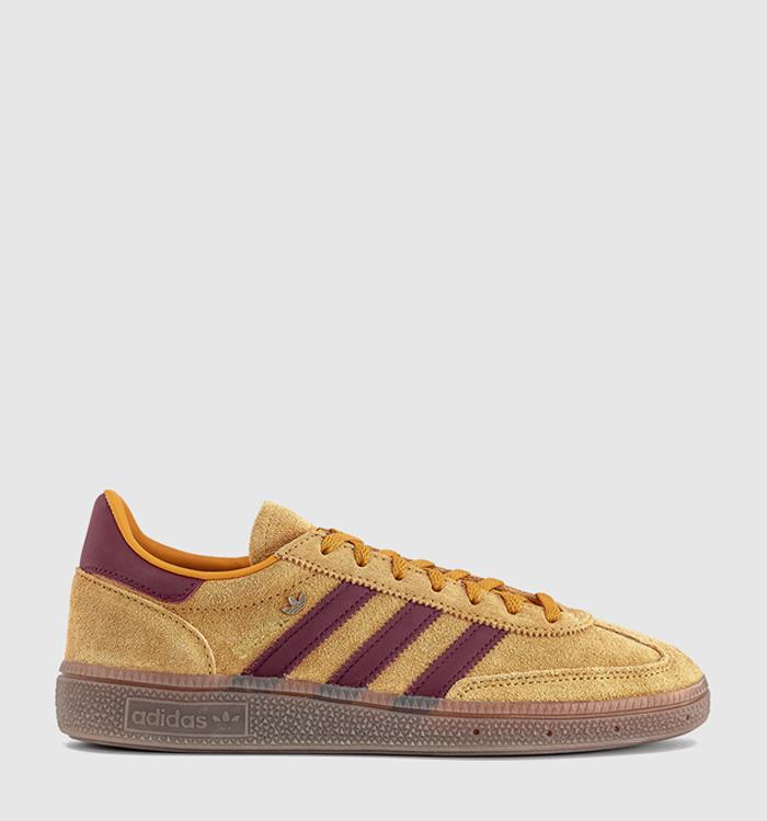 adidas Handball Spezial Trainers Preloved Yellow Shadow Red Gold Metallic