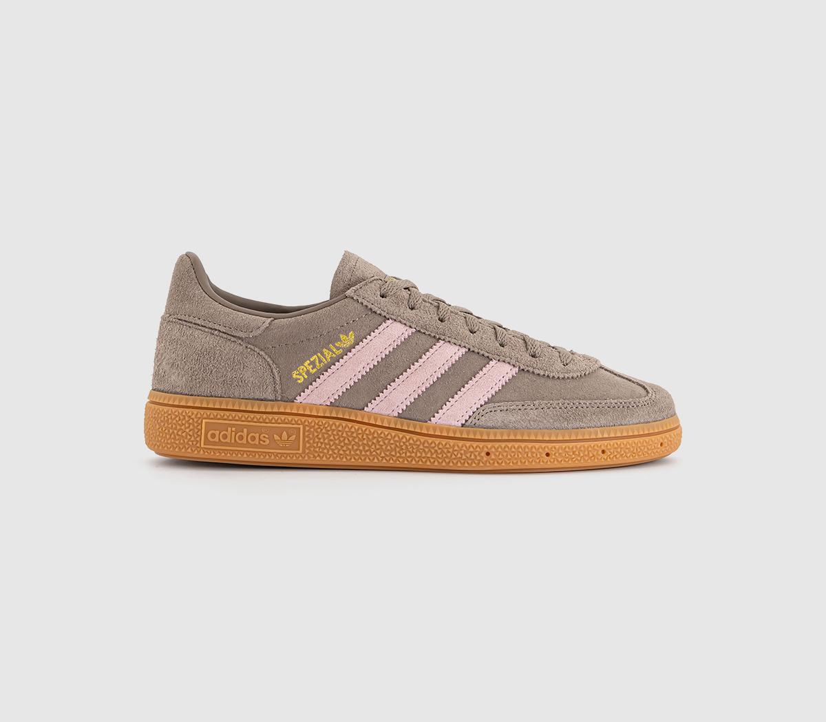 adidas EXCLUSIVE Handball Spezial Trainers Chalky Brown Clear Pink Gold ...