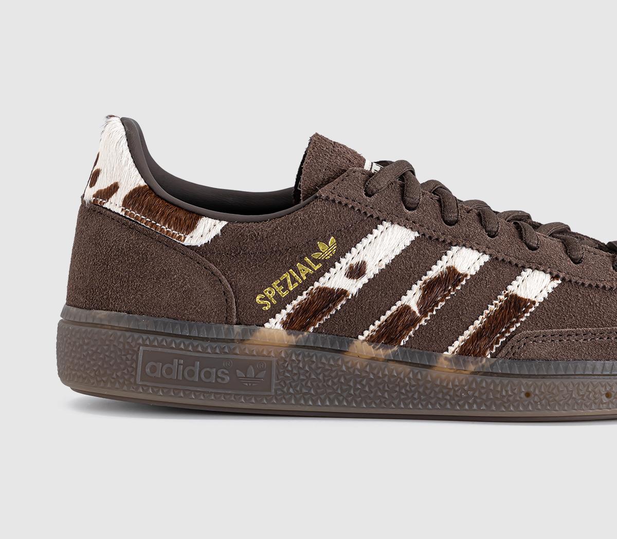 adidasHandball Spezial TrainersBrown Cow Print