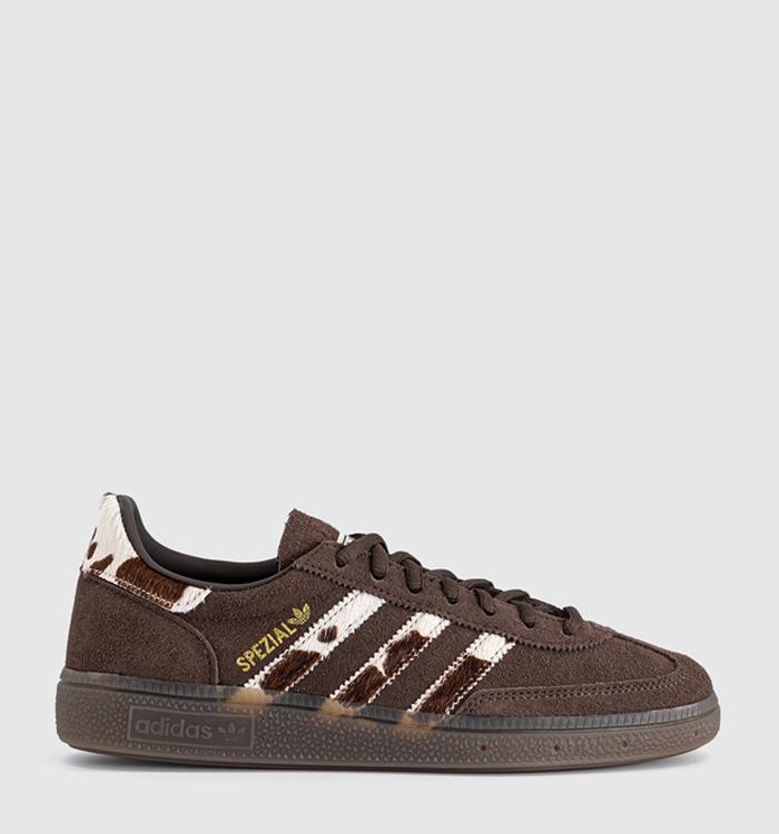 adidas Handball Spezial Trainers Brown Cow Print
