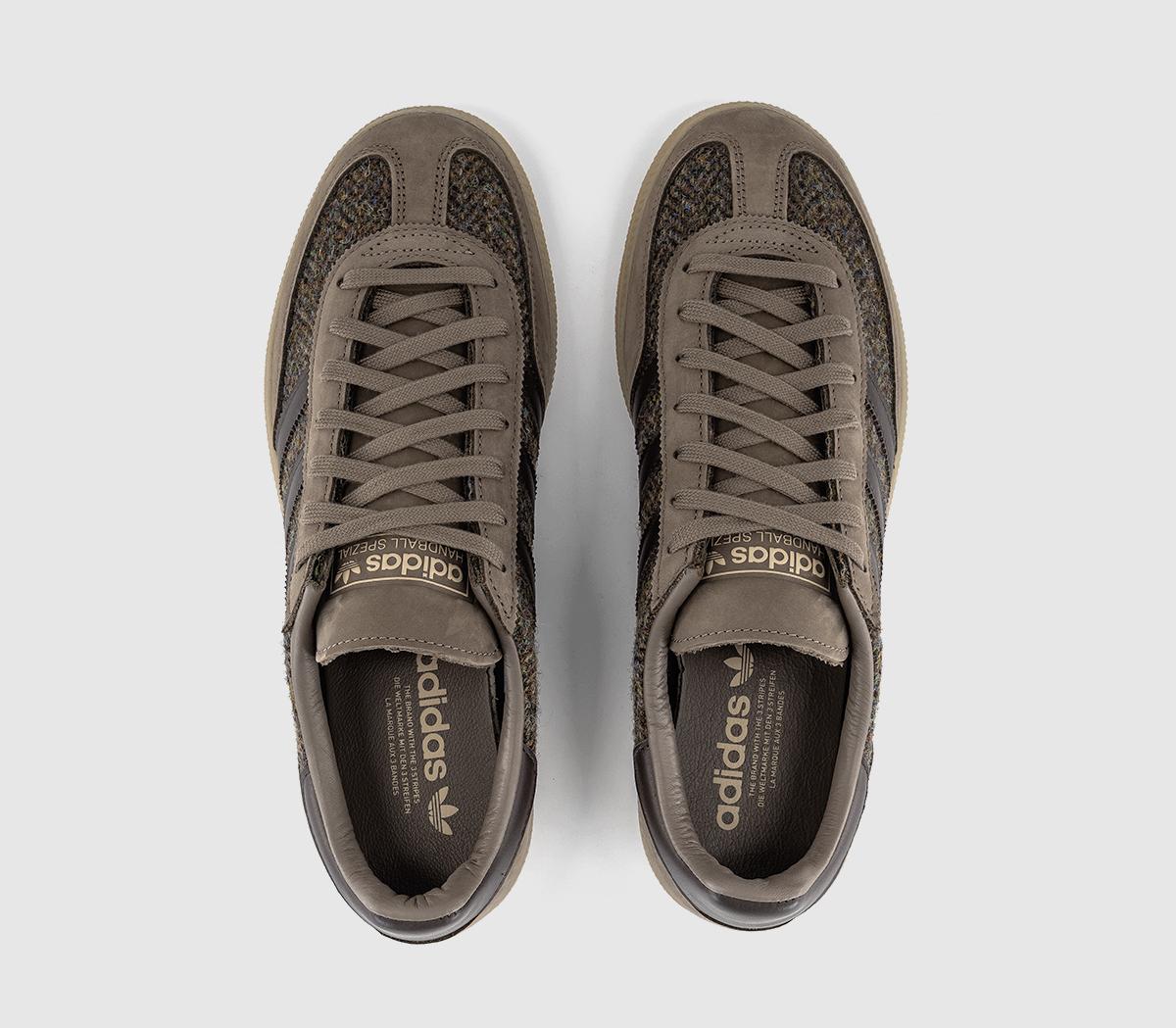 adidasHandball Spezial x Harris Tweed TrainersAurora Coffee Gum