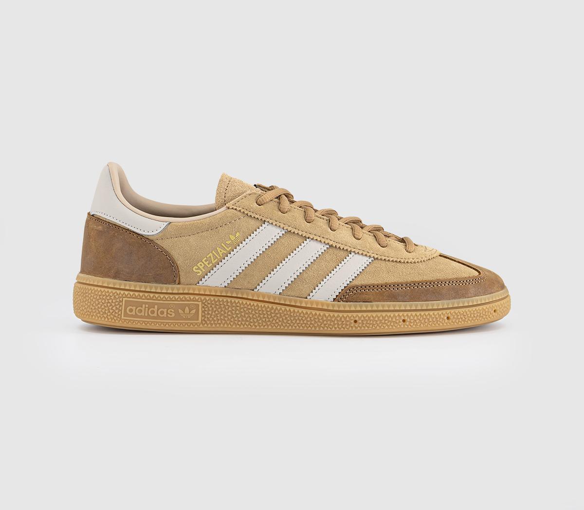 Adidas Handball Spezial Trainers Sand Gum Brown in Men's Size 11.5, Offspring