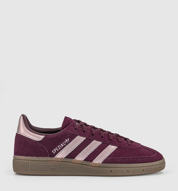 adidas Handball Spezial Trainers Maroon Vapour Grey Metallic Gum